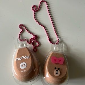 2-PK LINE FRIENDS Moody makeup sponge
